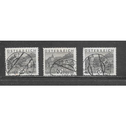 AUSTRIA 1929 VIEWS 20g CHOICE FROM 3 STAMPS U-PICK SG651 651 SG USED