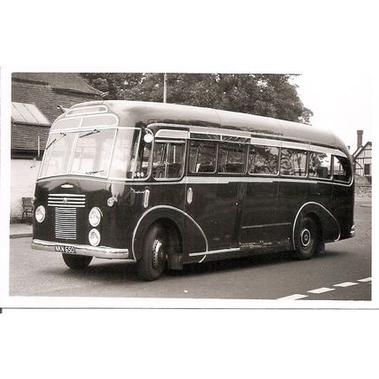 Black & White Photograph of Maidstone & District Motor Services Ltd. - NKN 650
