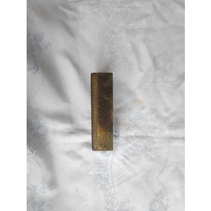 ANTIQUE HEAVY BRASS FINE QUALITY ENGRAVED INDIAN MUGLAI CIGARETTE TRINKET BOX