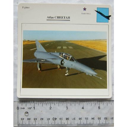 Atlas Cheetah - South Africa - Fighter - Collectors Club Card