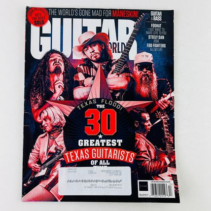 Guitar World Magazine Holiday 2022 Back Issue 30 Greatest Texas Guitars Cover