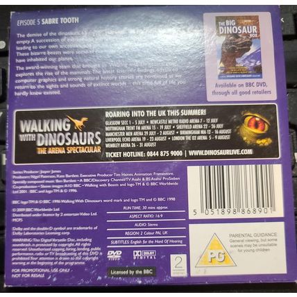 Walking With Beasts DVD Promo The Sun Episode 5 Sabre Tooth