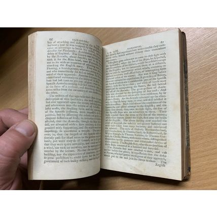 RARE* 1790 "HISTORY OF ENGLAND" T A LLOYD VOL 8 SMALL ANTIQUE BOOK (P3)