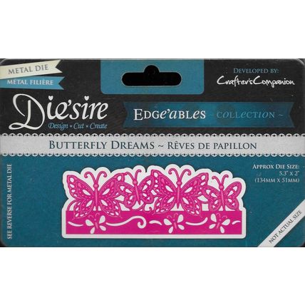 Crafter's Companion. Die'Sire. Butterfly Dreams Die. Die Cutting Cardmaking