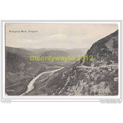 PRECIPICE WALK, DOLGELLY, WALES, Postcard
