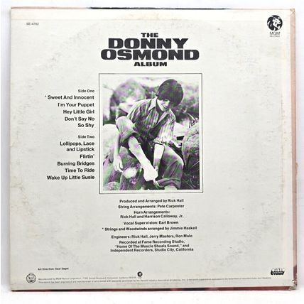 Donny Osmond The Donny Osmond Album 1971 LP Vinyl Record Album Vintage (P4)