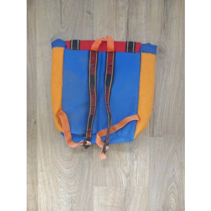 Vintage Hot Wheels Kids Rucksack Bagpack Bag Blue Red Yellow