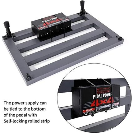 Ghost Fire Guitar Pedal Board Aluminum Alloy 1.76Lb Super Light Effect Pedalboar