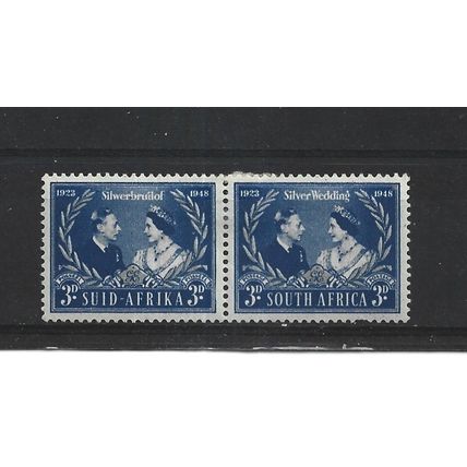 SouthAfrica.1948 Silver Wedding Pair.Mounted Mint.Aug25