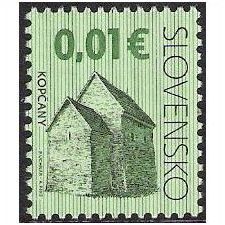 Slovakia Mi 597: 1 c. Definitive: Chapel of St. Margaret near Kopčany.