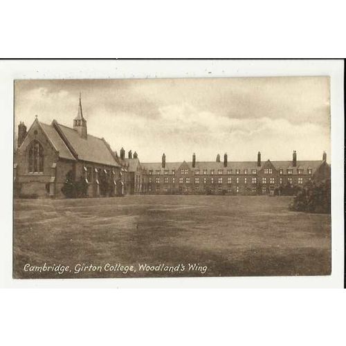 CAMBRIDGE Girton College Woodland's Wing Postcard by Frith (60812)