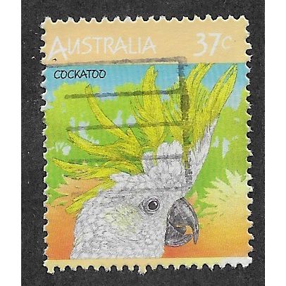 AUS 1986 37c 'AUSTRALIAN WILDLIFE -COCKATOO (1ST SERIES)' FINE USED (EBID59-999)