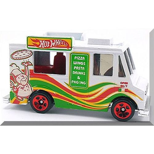 Hot Wheels - Ice Cream Truck: HW City 2014 - HW City Works #9/250 *White*