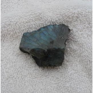 D Labradorite Slab Stone 1.75 Inch Metaphysical Spiritual Reflective Energy