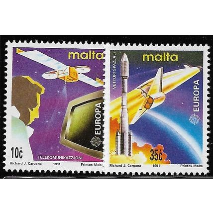 1991 SG 888/889 - MNH (**) - SPACE