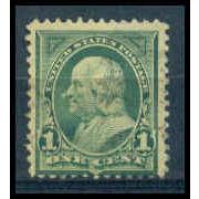 Used 279 1c Benjamin Franklin Average WA0032