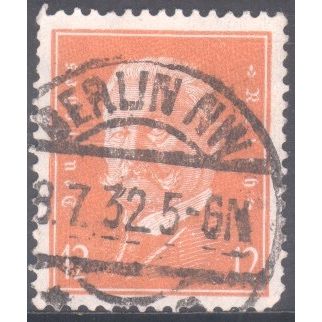 Germany 1932 - 12pf orange - President Von Hindenburg - used 3