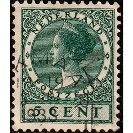 Netherlands 1924 Queen Wilhelmina 5c Used Stamp