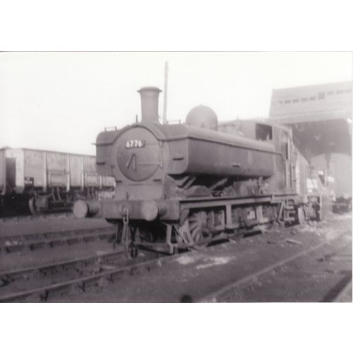 Railway Photo GWR 57xx 6776 Paxton Street Shed 1958 Great Western 0-6-0PT Loco