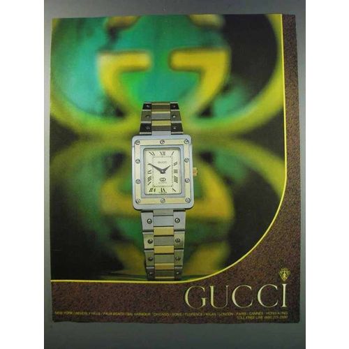 1981 Gucci Watch Ad
