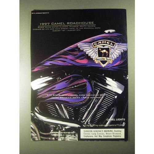 1997 Camel Cigarettes Ad - Roadhouse - Black Hills Motor Classic