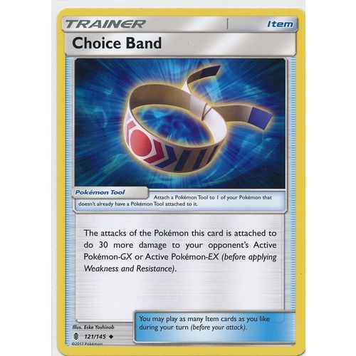 Pokemon Sun & Moon Guardians Rising 121/145 Choice Band