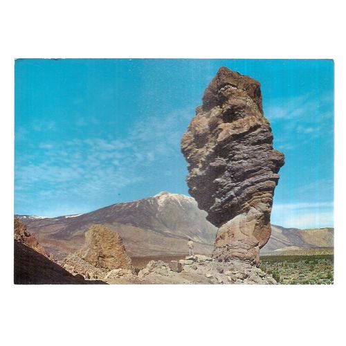 THE PIERRRE ARBE AND TEIDE, TENERIFE, SPAIN unused vintage postcard #