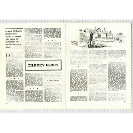 (4632) Tilbury Ferry Essex - 1969 Article