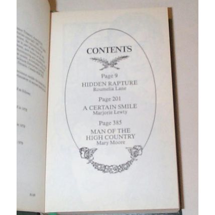 Romance Treasury - - 1987 - 3n1 Leatherette Hardcover - Lane, Lewty, Moore