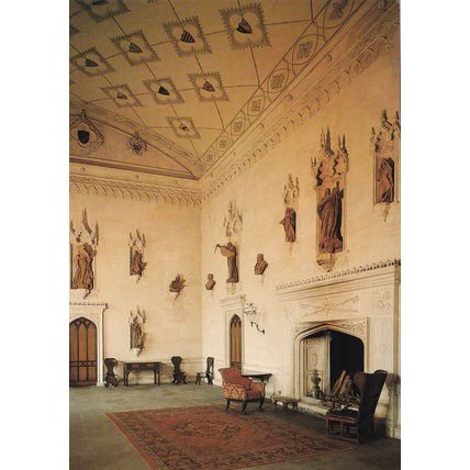 Colour Postcard - The Great Hall, Lacock Abbey, Wiltshire