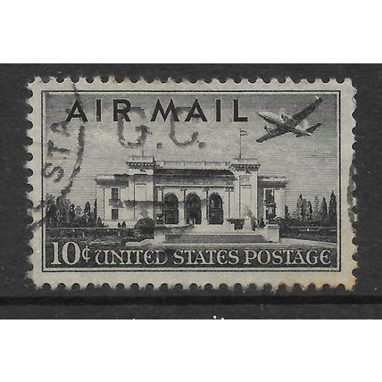 USA 1947 10c BLACK PAN AMERICAN UNION BUILDING WASHINGTON SG A948 FINE USED