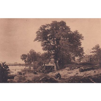 Wauters La Princess Clementine Antique Painting Postcard
