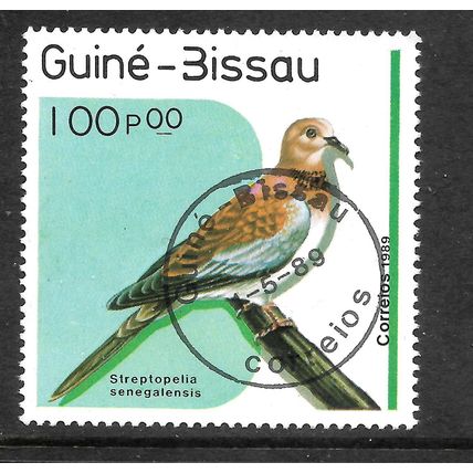 GUINEA BISSAU 1989 BIRDS 100p CHAMP DE MARS SG 1136 FINE USED#3