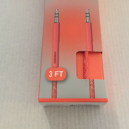 NEW 3 Ft Red Audio Cable