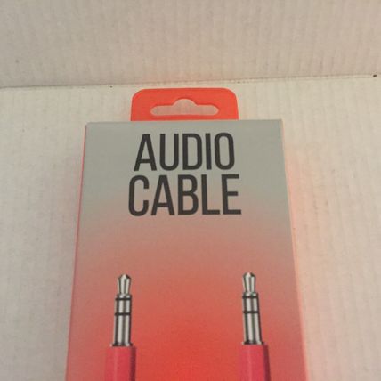 NEW 3 Ft Red Audio Cable