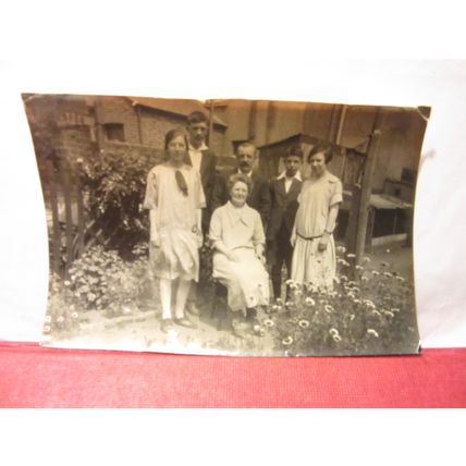family photograph antique real photo on paper =