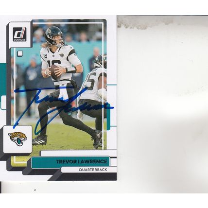 TREVOR LAWRENCE 2022 AUTOGRAPHED JACKSONVILLE JAGUARS ALL-PRO CHAMPION QUARTERBK
