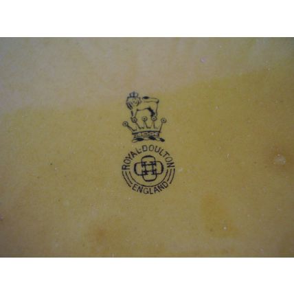 Antique Royal Doulton Plough Horses Plate Holbein Glaze 1906 Design D2552