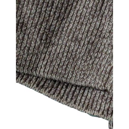 George Whipped Latte Knit Sweatshirt Mens 2XL Brown Long Sleeve 1/4 Button Warm