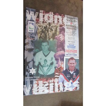 2000 Rugby Football League Programme - Widnes Vikings v Rochdale Hornets