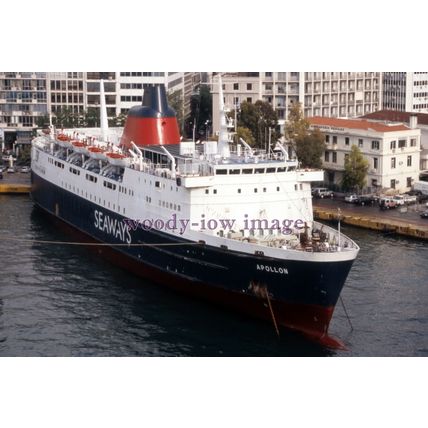 SL0435 - Greek Seaways Ferry - Apollon ex Senlac - photograph 6x4