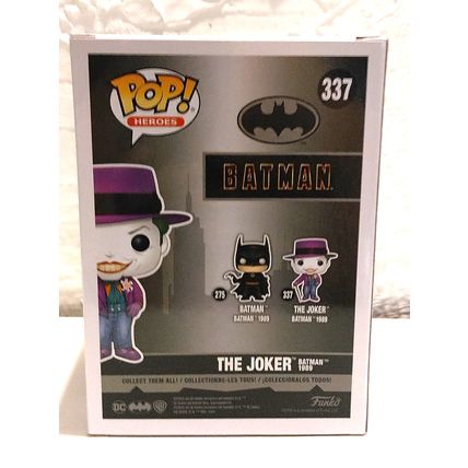 Funko Pop DC Heroes Batman #337 The Joker Batman 1989 Vinyl Figure NEW!