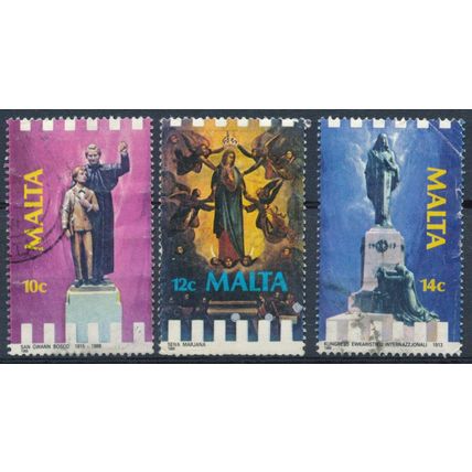 Religious Anniversaries - Malta 1988 - F H - SG 824/6