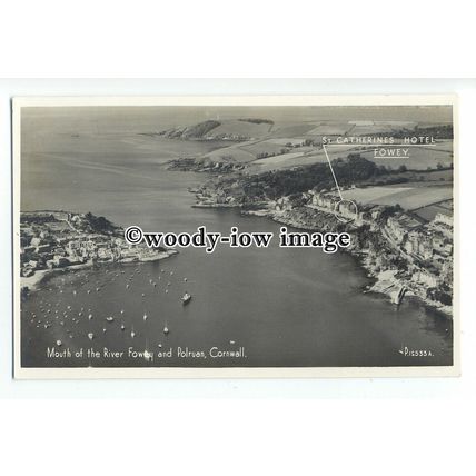 tq1758 - Cornwall - River Mouth and St. Catherine's Hotel, at Fowley - Postcard