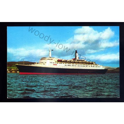LS2688 - Cunard Liner - Queen Elizabeth 2 - Bt.1969 - postcard