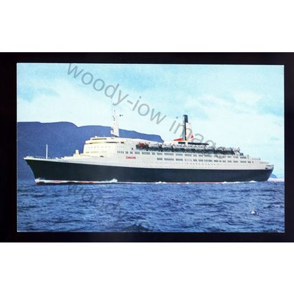 LS2687 - Cunard Liner - Queen Elizabeth 2 - Bt.1969 - off I.Of.Arran - postcard