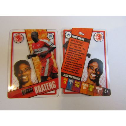 57. George Boateng - Middlesbrough - Topps - I-Cards 2006/07 Football Card