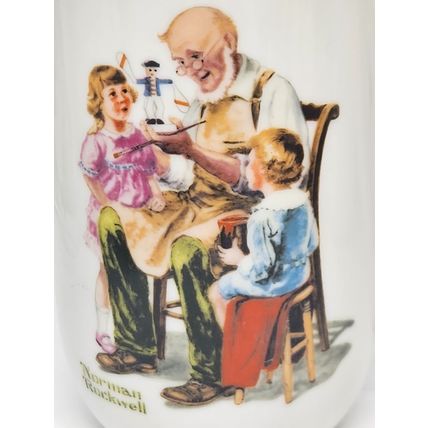 1982 Norman Rockwell Collector Cup - The Toymaker