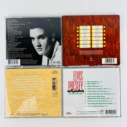 Elvis Presley 4xCD Lot #4 Gospel, Christmas, Jukebox Hits