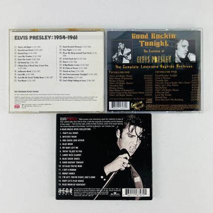 Elvis Presley 3xCD Lot #1 Live & Early Hits